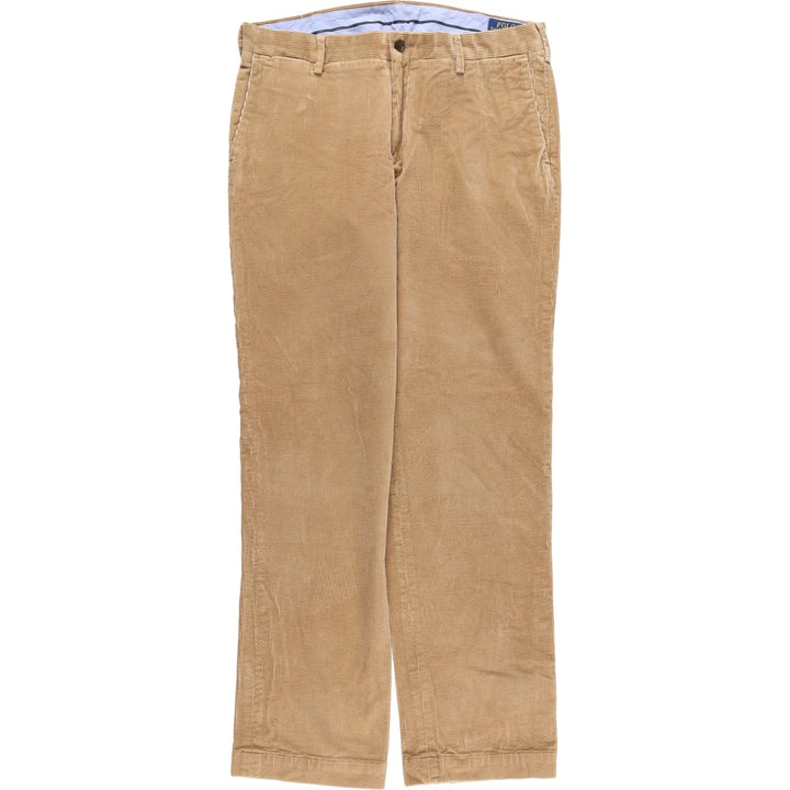 Ralph Lauren POLO RALPH LAUREN CLASSIC FIT corduroy pants for men, size w36 cotton beige type brown Vintage Second Hand