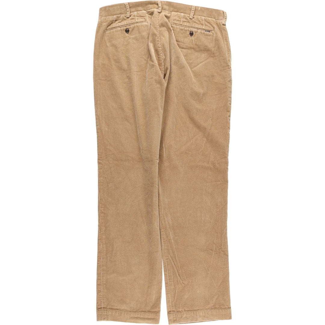 Ralph Lauren POLO RALPH LAUREN CLASSIC FIT corduroy pants for men, size w36 cotton beige type brown Vintage Second Hand
