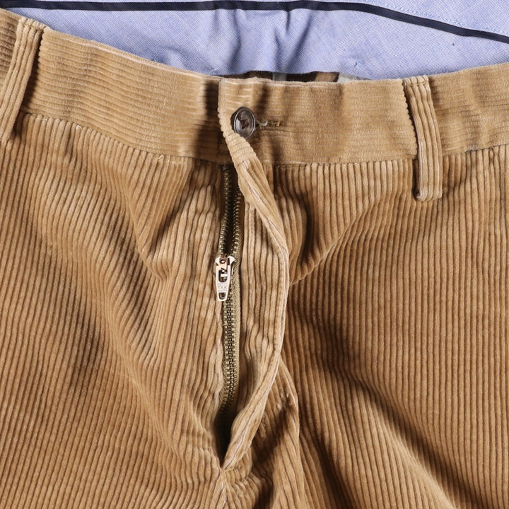 Ralph Lauren POLO RALPH LAUREN CLASSIC FIT corduroy pants for men, size w36 cotton beige type brown Vintage Second Hand