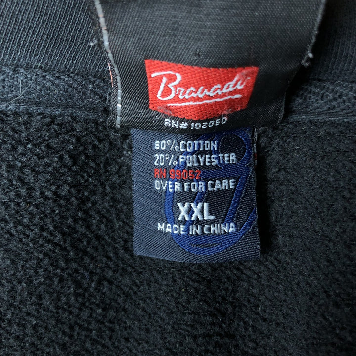 Harley-Davidson Sweat Full Zip Hoodie Men's XXL cotton black type Vintage Second Hand