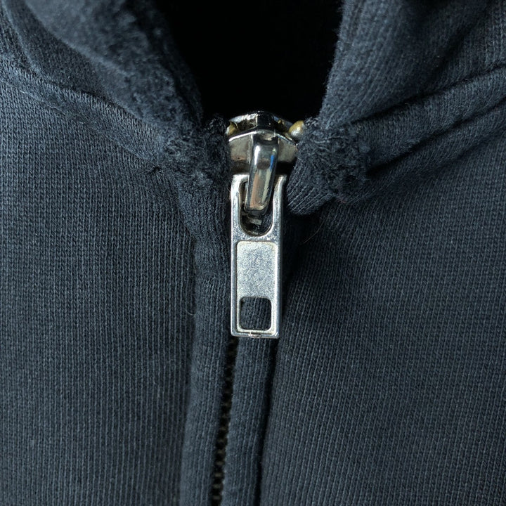 Harley-Davidson Sweat Full Zip Hoodie Men's XXL cotton black type Vintage Second Hand