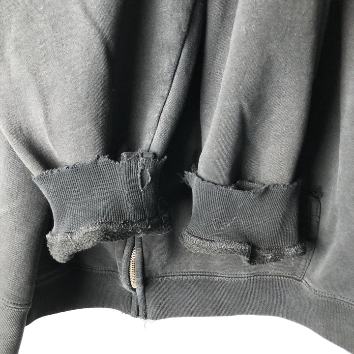 Harley-Davidson Sweat Full Zip Hoodie Men's XXL cotton black type Vintage Second Hand