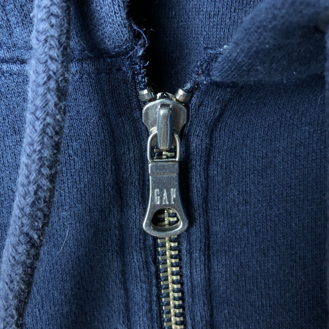 90'S GAP Vintage Full-Zip Sweatshirt, Men's Size XL cotton navy blue type Vintage Second Hand