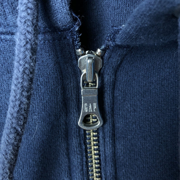 90'S GAP Vintage Full-Zip Sweatshirt, Men's Size XL cotton navy blue type Vintage Second Hand