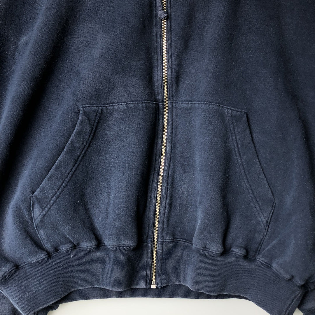 90'S GAP Vintage Full-Zip Sweatshirt, Men's Size XL cotton navy blue type Vintage Second Hand