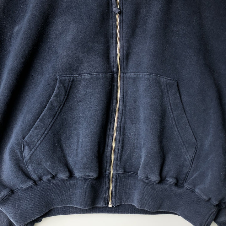 90'S GAP Vintage Full-Zip Sweatshirt, Men's Size XL cotton navy blue type Vintage Second Hand