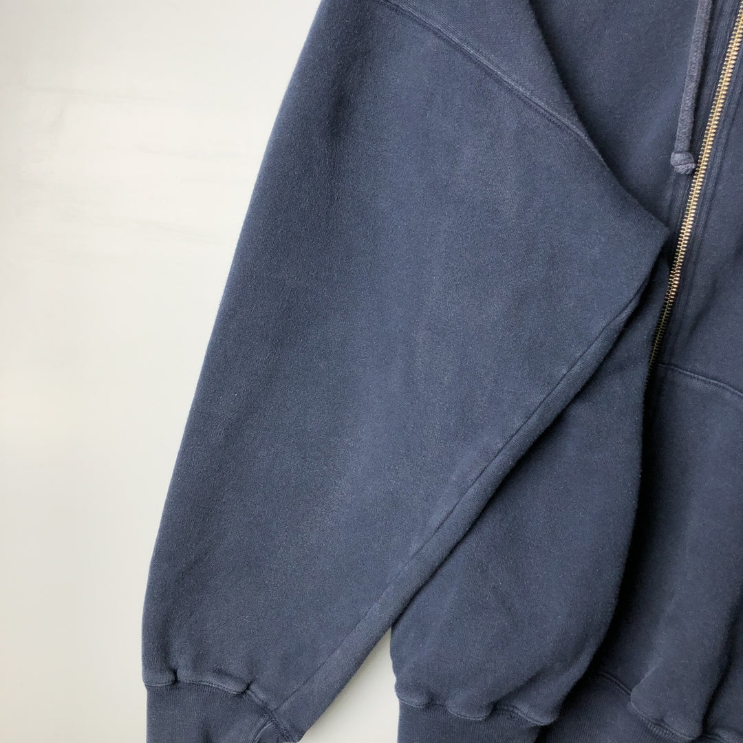 90'S GAP Vintage Full-Zip Sweatshirt, Men's Size XL cotton navy blue type Vintage Second Hand