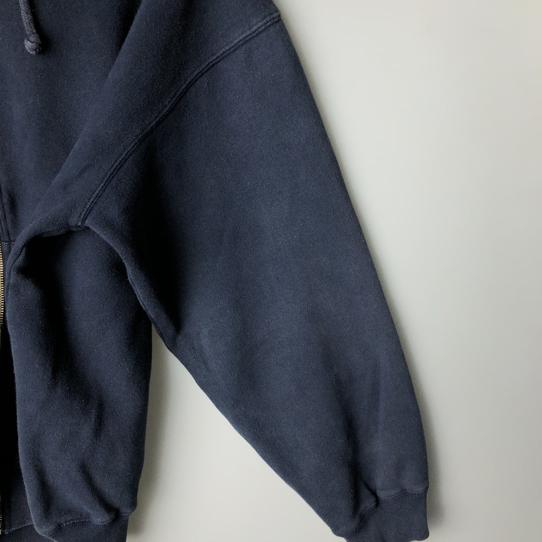 90'S GAP Vintage Full-Zip Sweatshirt, Men's Size XL cotton navy blue type Vintage Second Hand