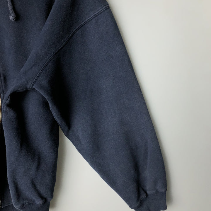 90'S GAP Vintage Full-Zip Sweatshirt, Men's Size XL cotton navy blue type Vintage Second Hand