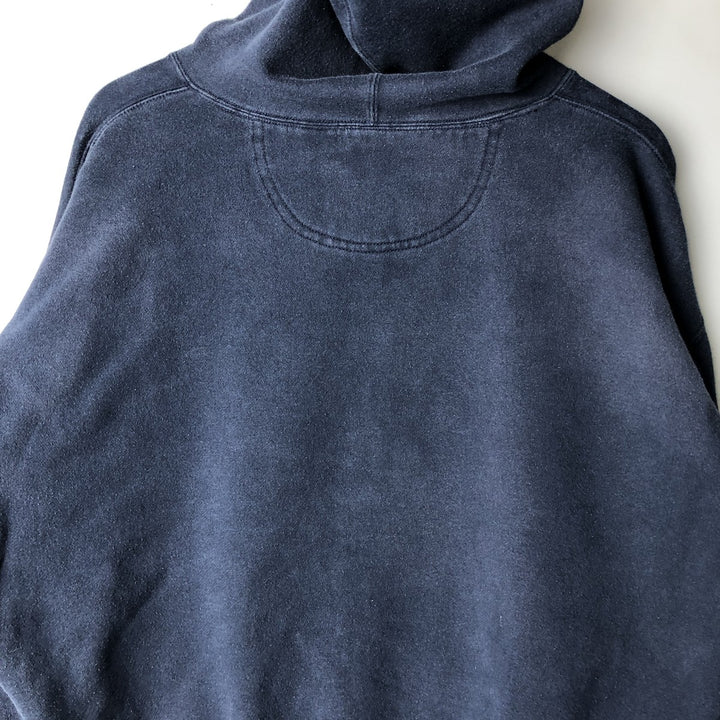 90'S GAP Vintage Full-Zip Sweatshirt, Men's Size XL cotton navy blue type Vintage Second Hand