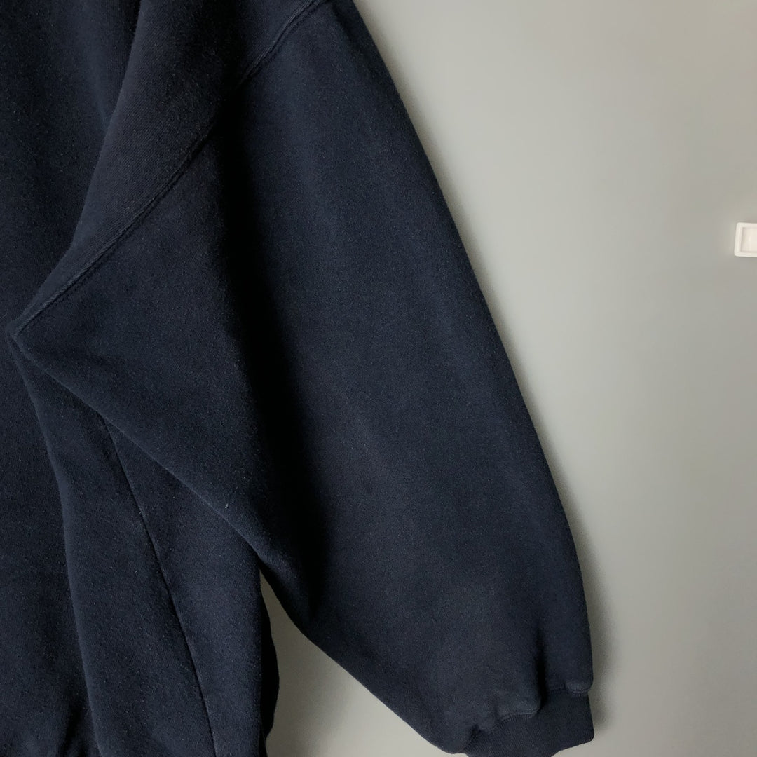 90'S GAP Vintage Full-Zip Sweatshirt, Men's Size XL cotton navy blue type Vintage Second Hand