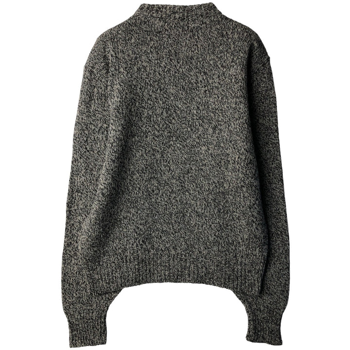 Vintage 70s-80'S Eddie Bauer wool knit sweater with black tag, size M, men's unclear gray type Vintage Second Hand