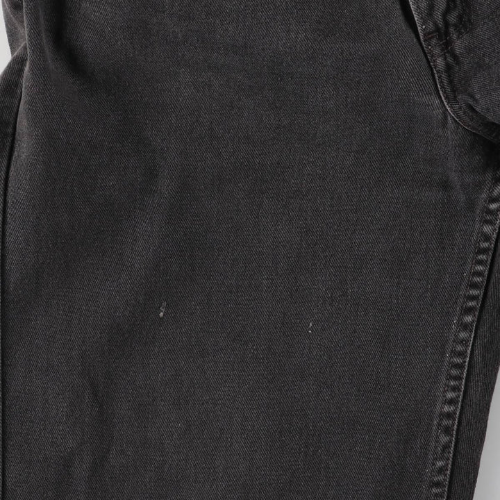 00'S Levi's 550 Relaxed Fit Black Denim Tapered Denim Pants Men's W34 cotton black type Vintage Second Hand