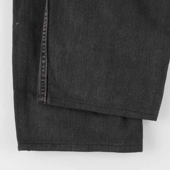 00'S Levi's 550 Relaxed Fit Black Denim Tapered Denim Pants Men's W34 cotton black type Vintage Second Hand