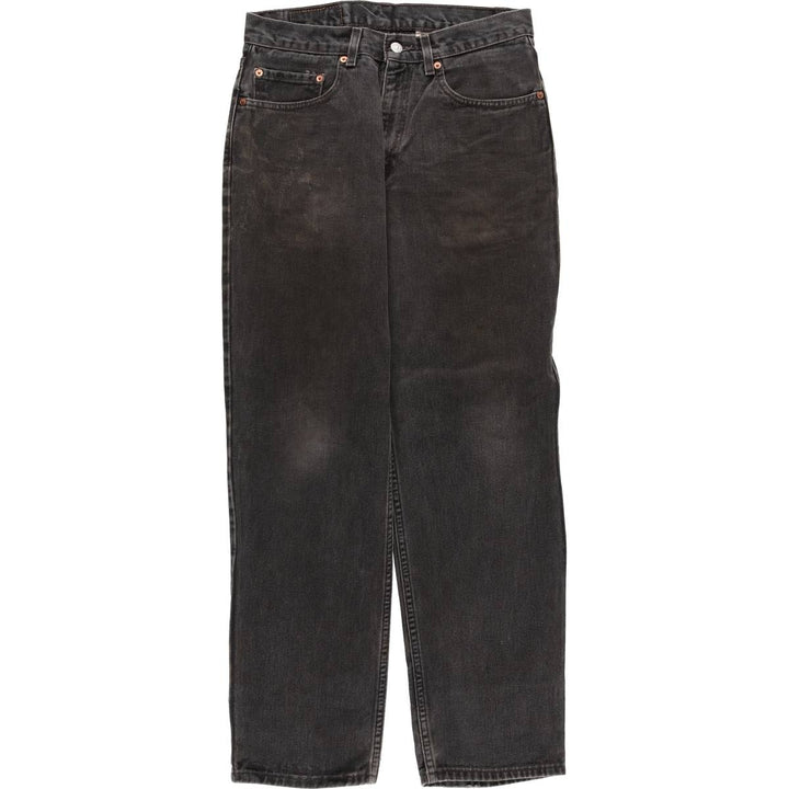 00'S Levi's 550 Relaxed Fit Black Denim Tapered Denim Pants Men's W32 cotton black type Vintage Second Hand