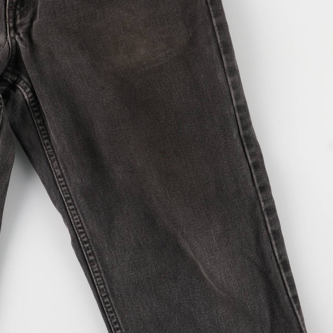 00'S Levi's 550 Relaxed Fit Black Denim Tapered Denim Pants Men's W32 cotton black type Vintage Second Hand