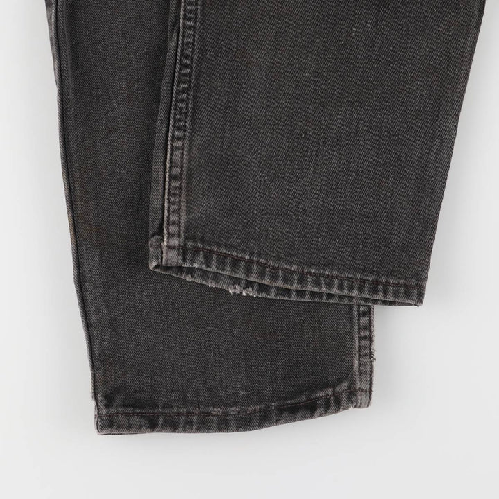 00'S Levi's 550 Relaxed Fit Black Denim Tapered Denim Pants Men's W32 cotton black type Vintage Second Hand