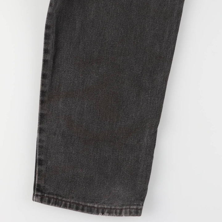 00'S Levi's 550 Relaxed Fit Black Denim Tapered Denim Pants Men's W32 cotton black type Vintage Second Hand