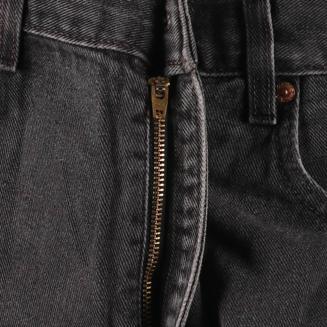 2000'S Levi's 550 Relaxed Fit Tapered Denim Pants, Black, Men's, Size W36 cotton black type Vintage Second Hand