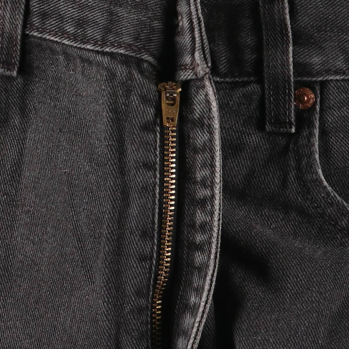 2000'S Levi's 550 Relaxed Fit Tapered Denim Pants, Black, Men's, Size W36 cotton black type Vintage Second Hand