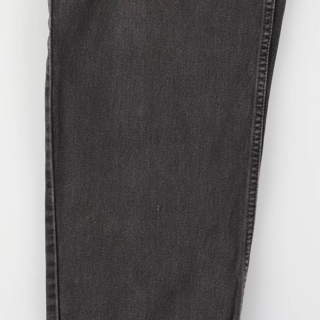 2000'S Levi's 550 Relaxed Fit Tapered Denim Pants, Black, Men's, Size W36 cotton black type Vintage Second Hand