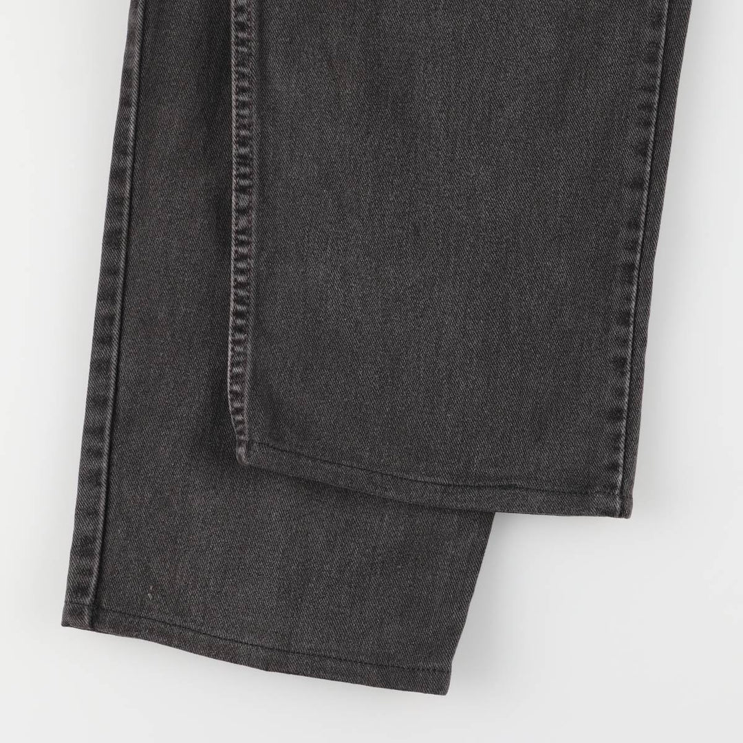 2000'S Levi's 550 Relaxed Fit Tapered Denim Pants, Black, Men's, Size W36 cotton black type Vintage Second Hand