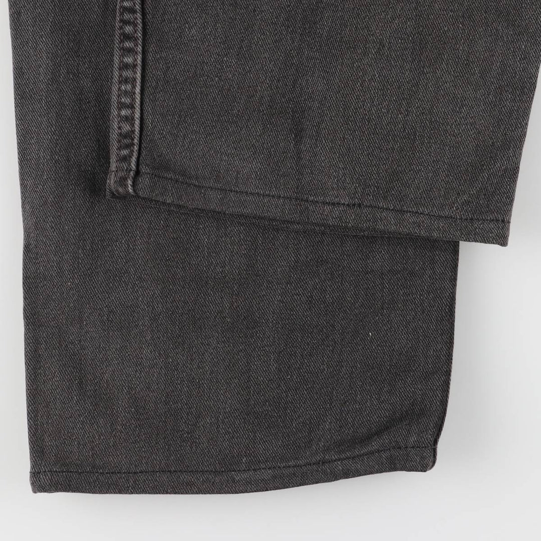 2000'S Levi's 550 Relaxed Fit Tapered Denim Pants, Black, Men's, Size W36 cotton black type Vintage Second Hand