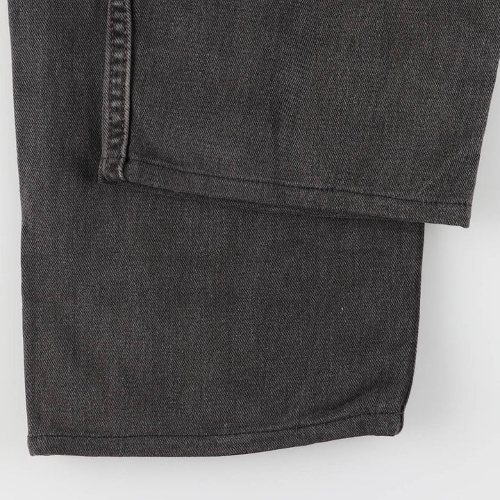 2000'S Levi's 550 Relaxed Fit Tapered Denim Pants, Black, Men's, Size W36 cotton black type Vintage Second Hand