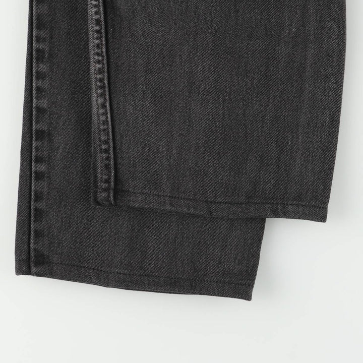 00'S Levi's 550 Relaxed Fit Black Denim Tapered Denim Pants Men's W34 cotton black type Vintage Second Hand