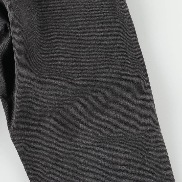 Levi's 550 Black Denim Tapered Denim Pants Men's W33 unclear black type Vintage Second Hand