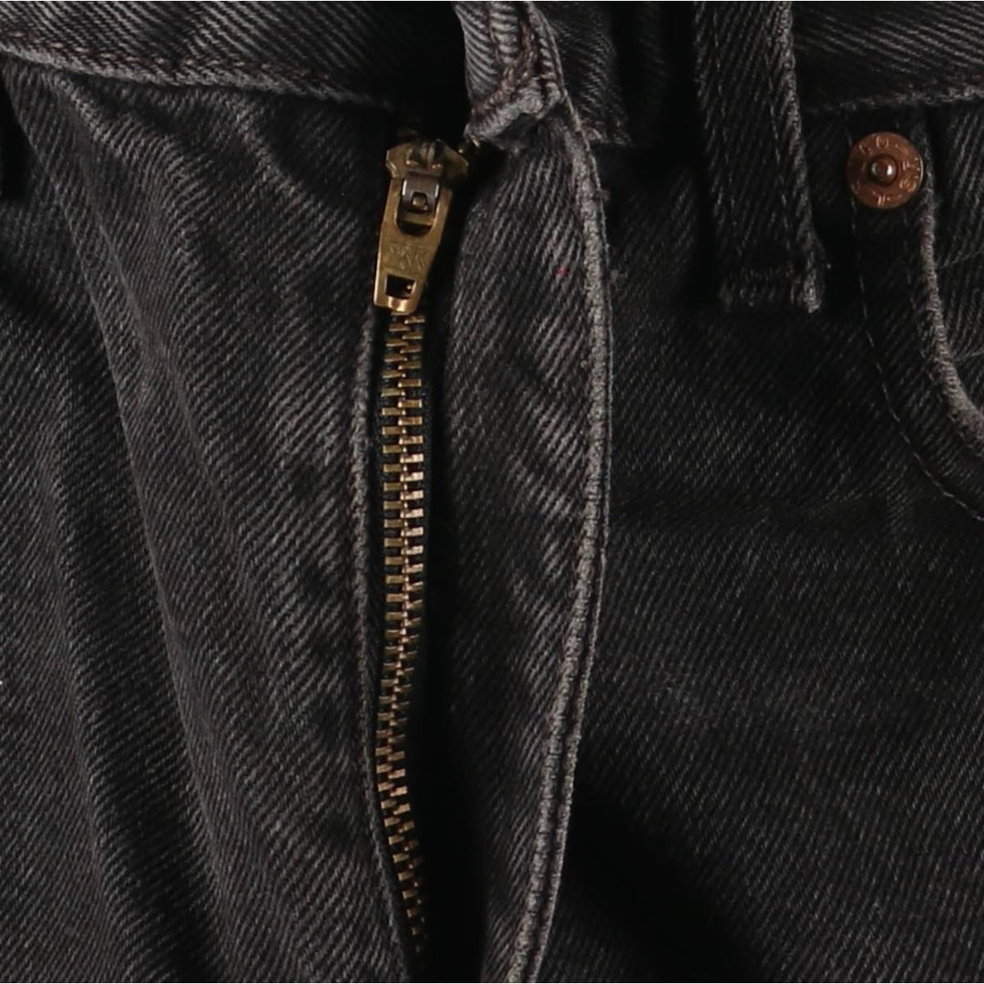 90'S Levi's 550 Relaxed Fit Tapered Denim Pants, Men's, Size W30, Vintage cotton black type Vintage Second Hand