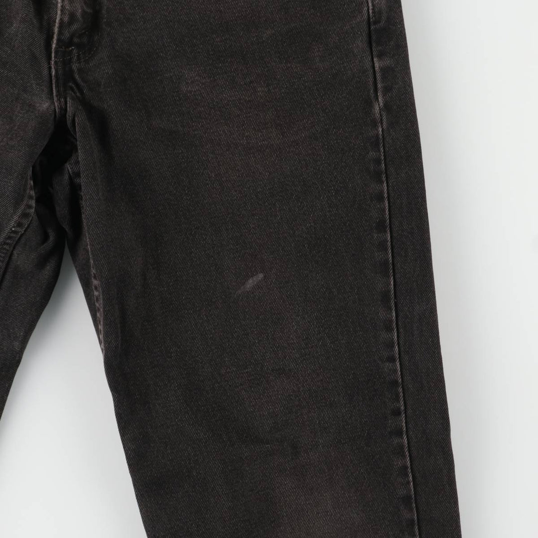 90'S Levi's 550 Relaxed Fit Tapered Denim Pants, Men's, Size W30, Vintage cotton black type Vintage Second Hand