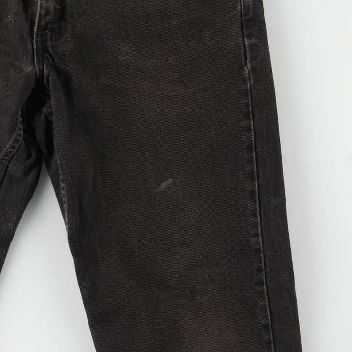 90'S Levi's 550 Relaxed Fit Tapered Denim Pants, Men's, Size W30, Vintage cotton black type Vintage Second Hand