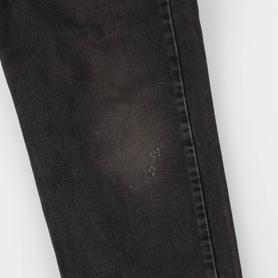 90'S Levi's 550 Relaxed Fit Tapered Denim Pants, Men's, Size W30, Vintage cotton black type Vintage Second Hand
