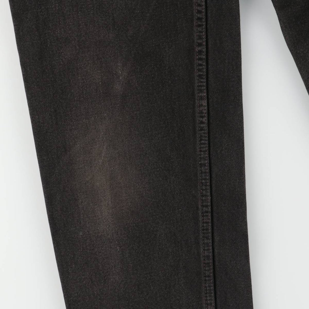 90'S Levi's 550 Relaxed Fit Tapered Denim Pants, Men's, Size W30, Vintage cotton black type Vintage Second Hand