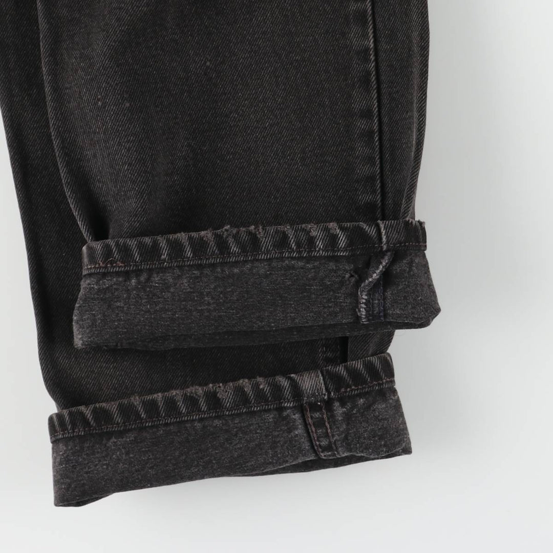 90'S Levi's 550 Relaxed Fit Tapered Denim Pants, Men's, Size W30, Vintage cotton black type Vintage Second Hand