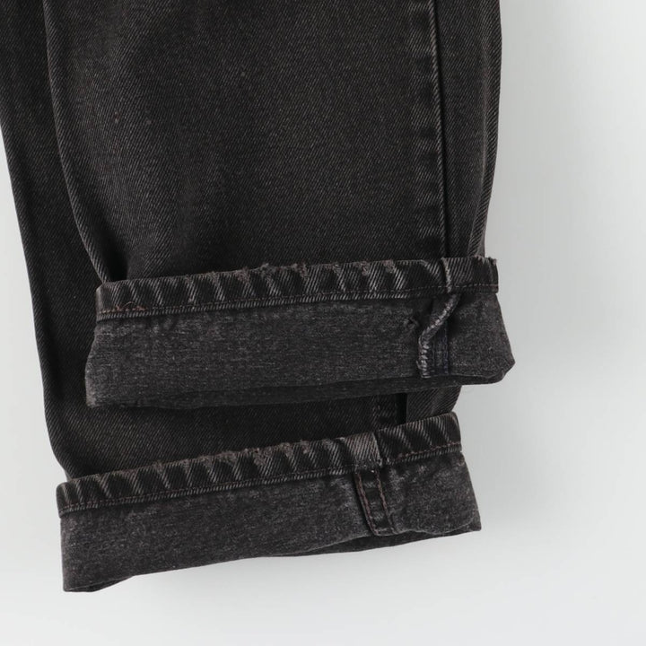 90'S Levi's 550 Relaxed Fit Tapered Denim Pants, Men's, Size W30, Vintage cotton black type Vintage Second Hand