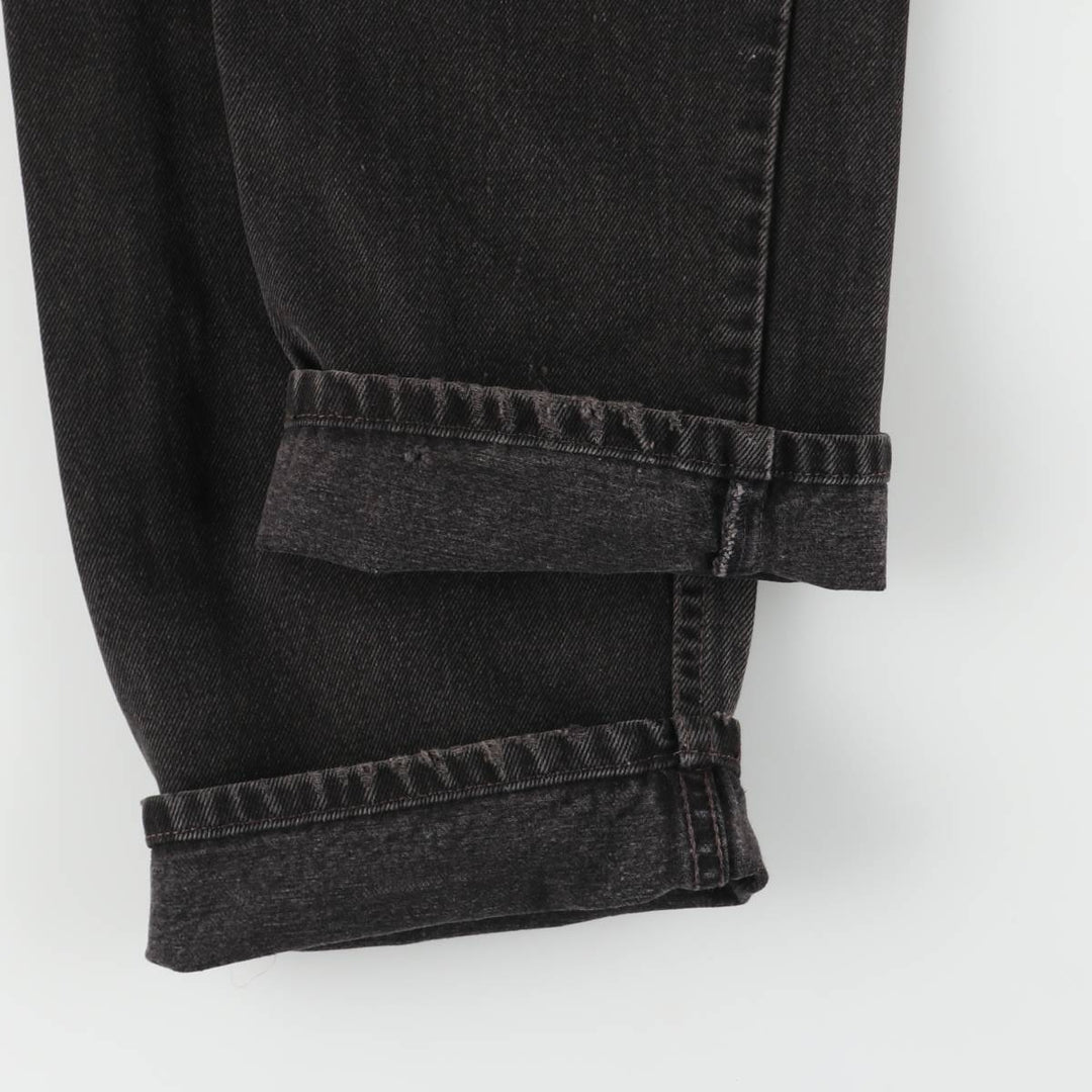 90'S Levi's 550 Relaxed Fit Tapered Denim Pants, Men's, Size W30, Vintage cotton black type Vintage Second Hand