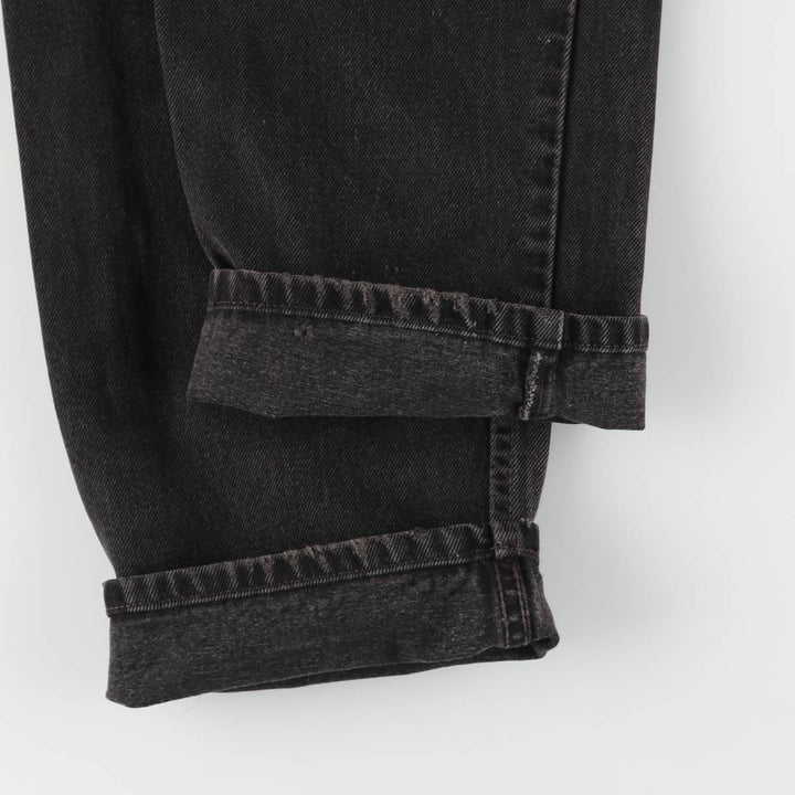 90'S Levi's 550 Relaxed Fit Tapered Denim Pants, Men's, Size W30, Vintage cotton black type Vintage Second Hand
