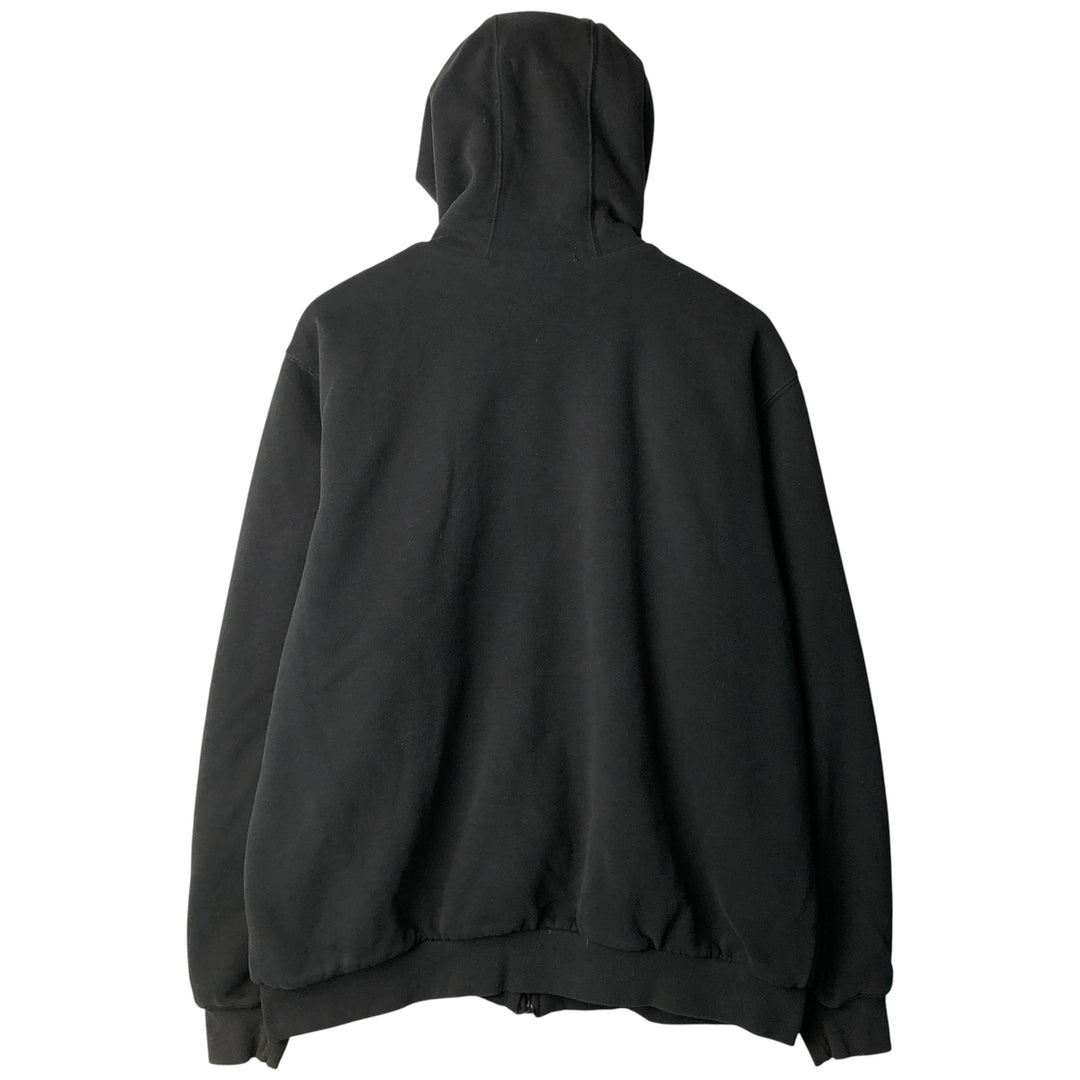 Carhartt Sweat Full Zip Hoodie Men's L size cotton black type Vintage Second Hand