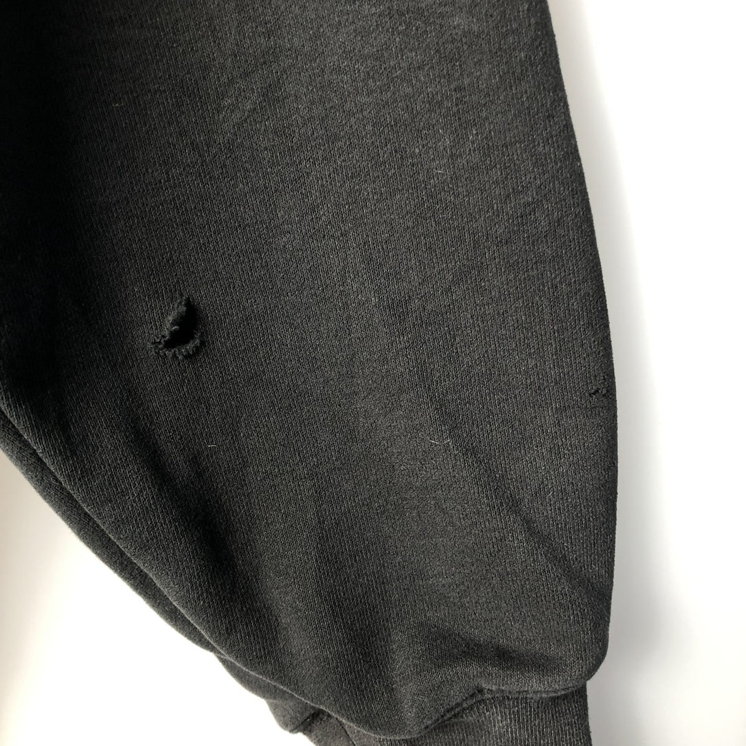 Carhartt Sweat Full Zip Hoodie Men's L size cotton black type Vintage Second Hand