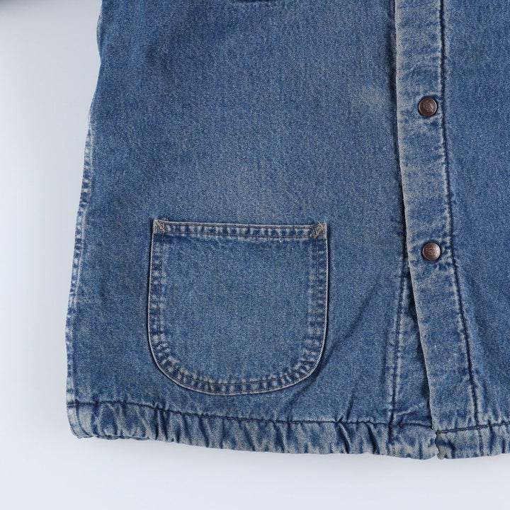 Dickies denim coveralls, men's size L unclear blue type Vintage Second Hand