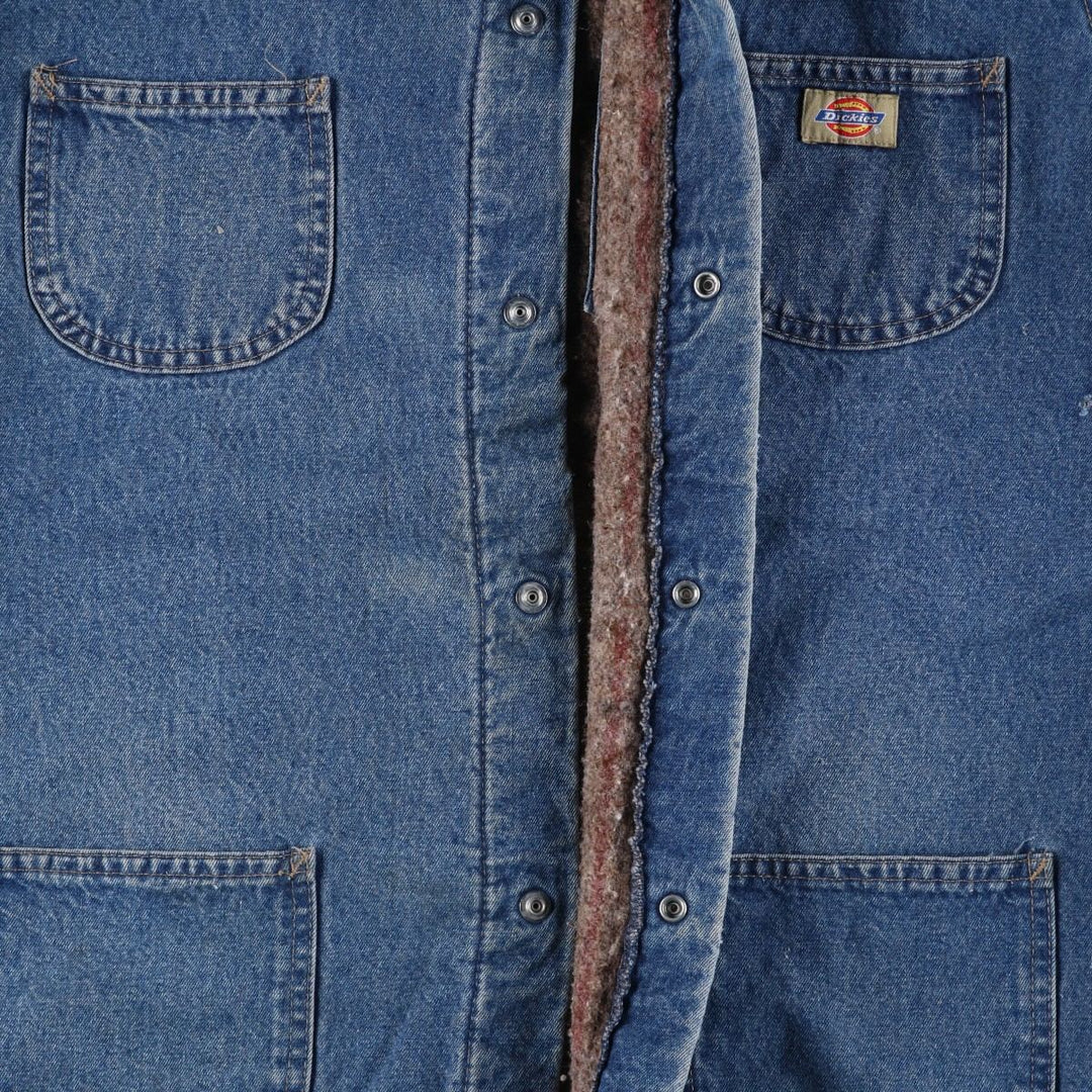 Dickies denim coveralls, men's size L unclear blue type Vintage Second Hand