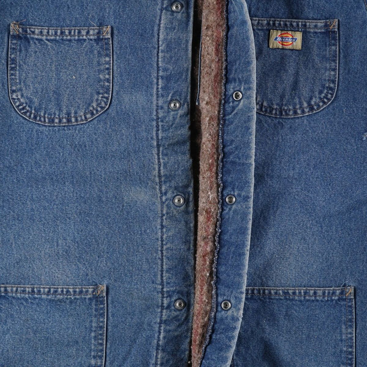 Dickies denim coveralls, men's size L unclear blue type Vintage Second Hand