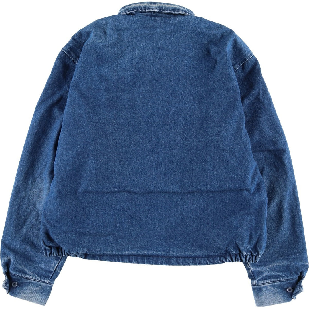 Vintage 1980'S SPORTSMASTER denim swing top sports jacket, made in the USA, men's size XL cotton blue type Vintage Second Hand