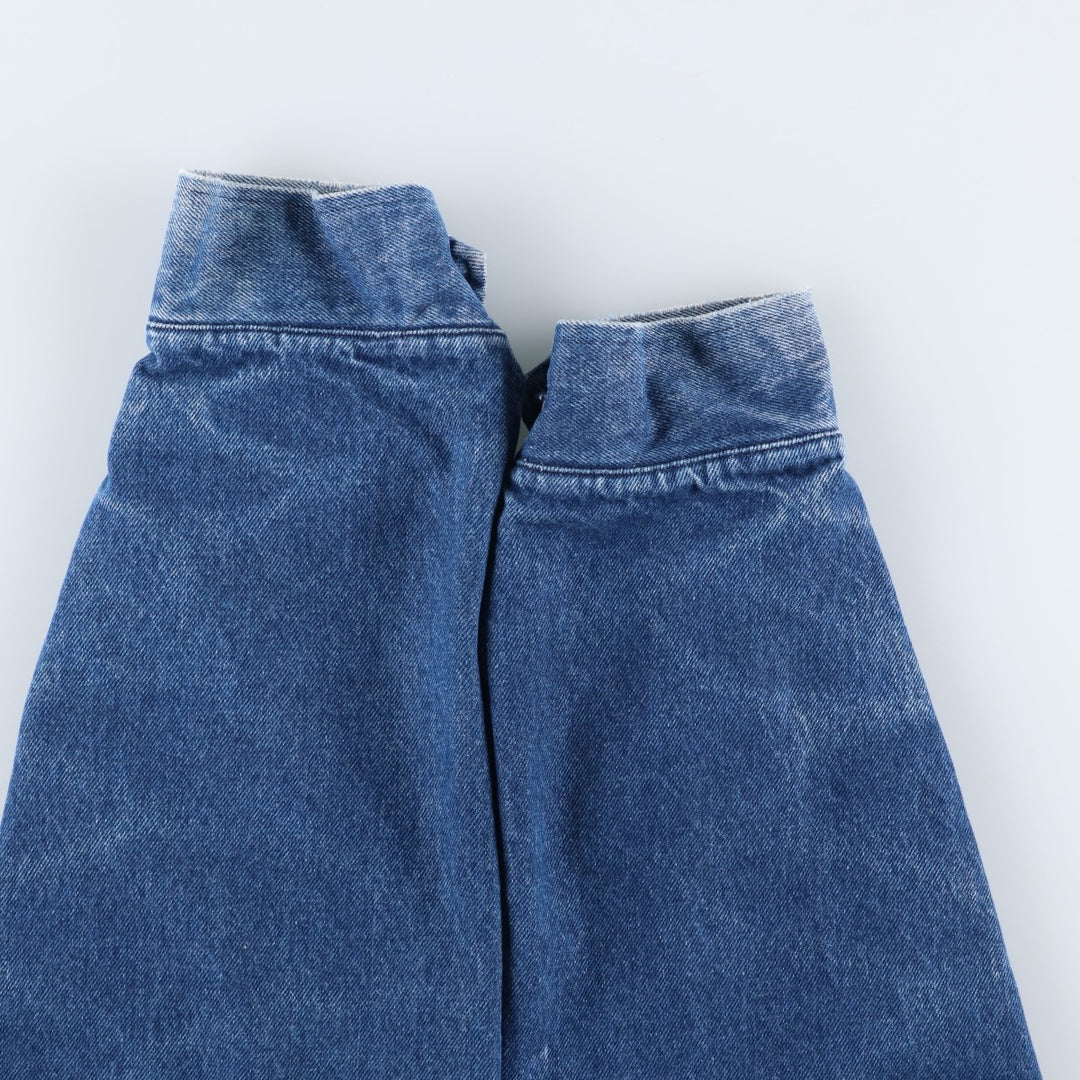 Vintage 1980'S SPORTSMASTER denim swing top sports jacket, made in the USA, men's size XL cotton blue type Vintage Second Hand