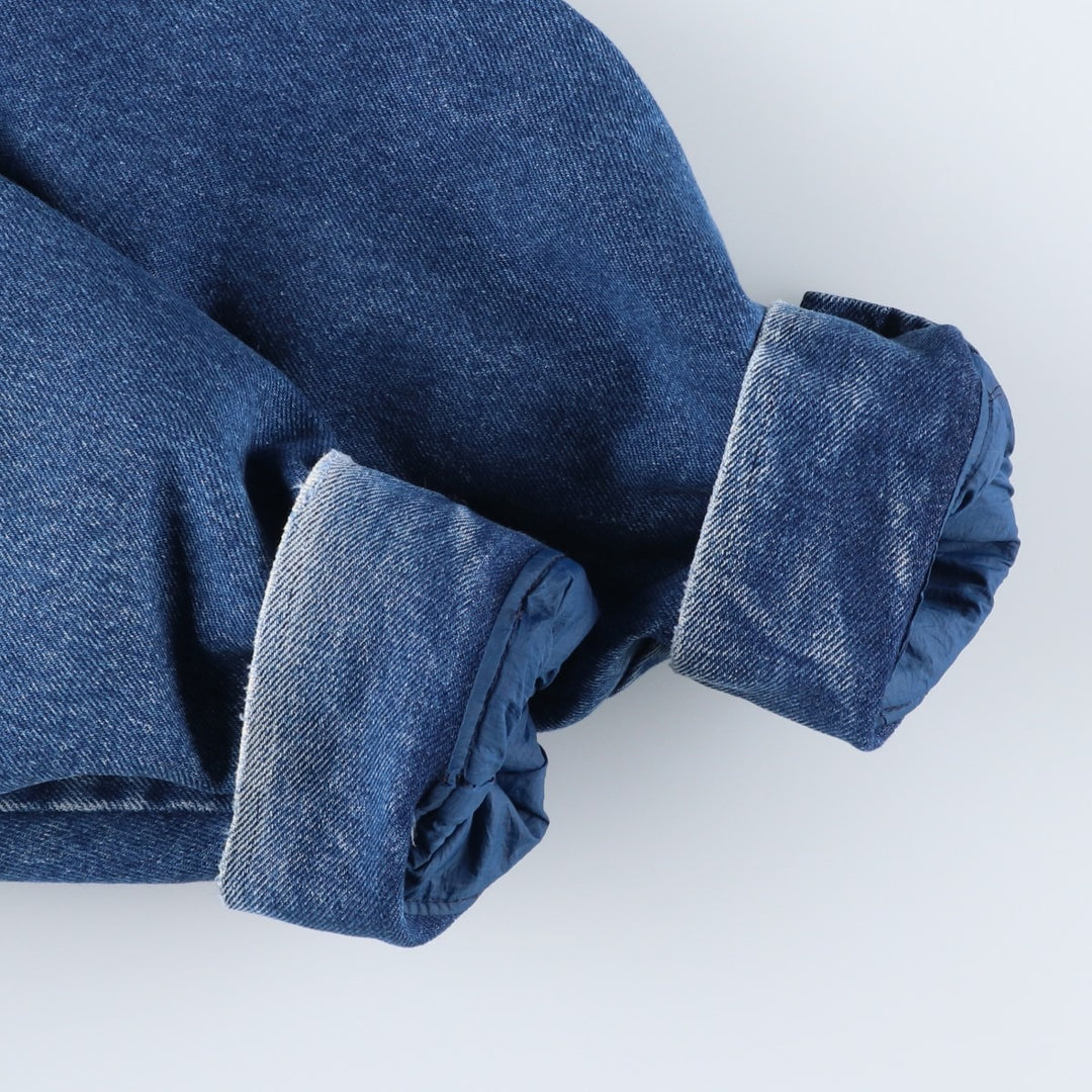 Vintage 1980'S SPORTSMASTER denim swing top sports jacket, made in the USA, men's size XL cotton blue type Vintage Second Hand