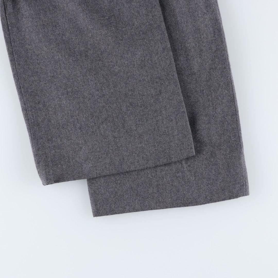LEONARD MACY Wool Pants, Made in USA, Men's, Size W33 wool gray type Vintage Second Hand
