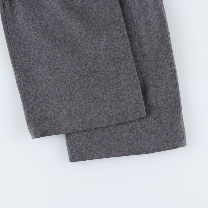 LEONARD MACY Wool Pants, Made in USA, Men's, Size W33 wool gray type Vintage Second Hand