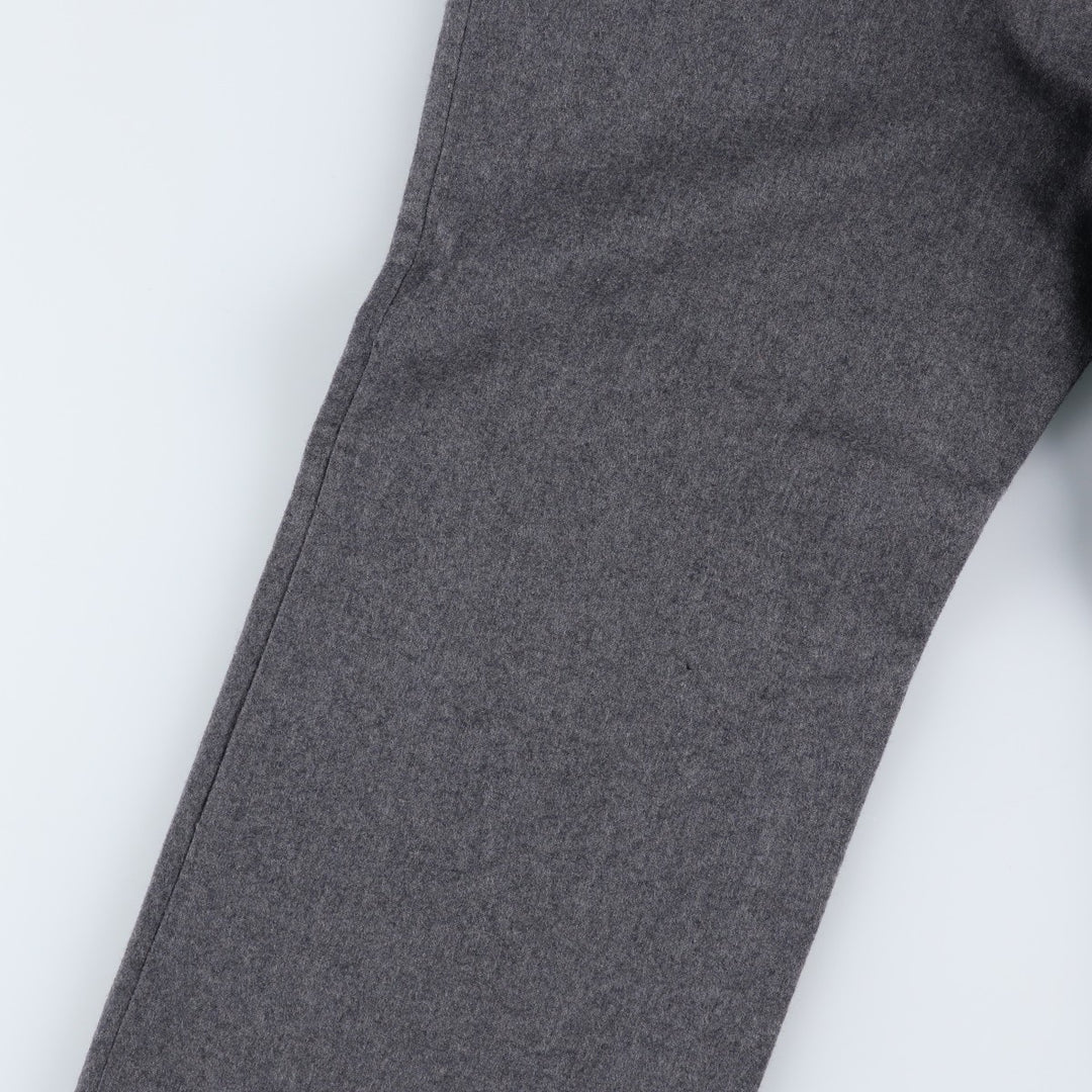 LEONARD MACY Wool Pants, Made in USA, Men's, Size W33 wool gray type Vintage Second Hand